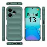 Xiaomi Redmi 13 4G Hoesje - MobyDefend TPU Gripcase - Groen