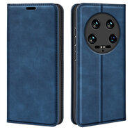 Xiaomi 14 Ultra Hoesje - Luxe Wallet Bookcase (Magnetische Sluiting) - Blauw