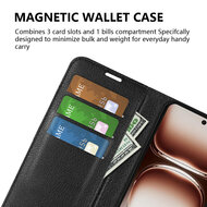 Oppo Reno12 Hoesje - MobyDefend Kunstleren Wallet Book Case (Sluiting Voorkant) - Rood