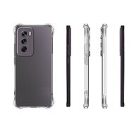 Oppo Reno12 Hoesje - MobyDefend Transparante Shockproof TPU Backcover - Verstevigde Hoeken - Volledig Doorzichtig