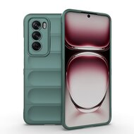 Oppo Reno12 Hoesje - MobyDefend TPU Gripcase - Groen