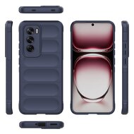 Oppo Reno12 Hoesje - MobyDefend TPU Gripcase - Blauw
