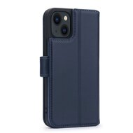 iPhone 13 Hoesje - Luxe MobyDefend Wallet Bookcase - Blauw