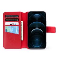 iPhone 12 / iPhone 12 Pro Hoesje - Luxe MobyDefend Wallet Bookcase - Rood