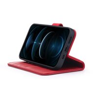 iPhone 12 / iPhone 12 Pro Hoesje - Luxe MobyDefend Wallet Bookcase - Rood