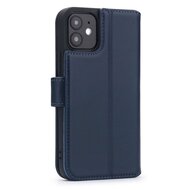 iPhone 12 / iPhone 12 Pro Hoesje - Luxe MobyDefend Wallet Bookcase - Blauw