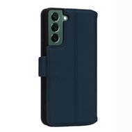 Samsung Galaxy S22 Hoesje - Luxe MobyDefend Wallet Bookcase - Blauw