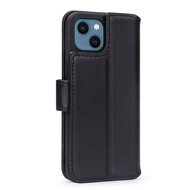 iPhone 13 Mini Hoesje - Luxe MobyDefend Wallet Bookcase - Zwart