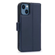 iPhone 13 Mini Hoesje - Luxe MobyDefend Wallet Bookcase - Blauw