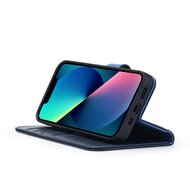 iPhone 13 Mini Hoesje - Luxe MobyDefend Wallet Bookcase - Blauw
