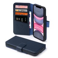 iPhone 11 Hoesje - Luxe MobyDefend Wallet Bookcase - Blauw
