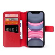 iPhone 11 Hoesje - Luxe MobyDefend Wallet Bookcase - Rood