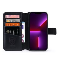iPhone 13 Pro Max Hoesje - Luxe MobyDefend Wallet Bookcase - Zwart