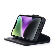 iPhone 14 Hoesje - Luxe MobyDefend Wallet Bookcase - Zwart