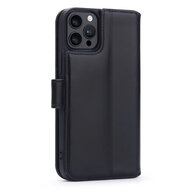 iPhone 14 Pro Hoesje - Luxe MobyDefend Wallet Bookcase - Zwart