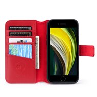 iPhone SE (2020/2022) / iPhone 7 / iPhone 8 Hoesje - Luxe MobyDefend Wallet Bookcase - Rood