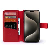 iPhone 15 Pro Max Hoesje - Luxe MobyDefend Wallet Bookcase - Rood