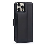 iPhone 16 Pro Max Hoesje - Luxe MobyDefend Wallet Bookcase - Zwart