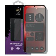 MobyDefend Nothing Phone (2a) / Nothing Phone (2a) Plus Screenprotector - Matte Privacy Glass Screensaver