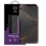 MobyDefend iPhone 16 Pro Max Screenprotector - HD Privacy Glass Screensaver