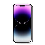iPhone 14 Pro Screenprotector - MobyDefend Screensaver Met Zwarte Randen - Gehard Glas 