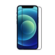 Apple iPhone 12 / iPhone 12 Pro screenprotector - MobyDefend Screensaver Met Zwarte Randen - Gehard Glas 