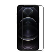 3-Pack iPhone 12 Pro Max Screenprotectors - MobyDefend Screensavers Met Zwarte Randen - Gehard Glas 