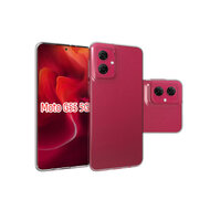 Motorola Moto G55 Hoesje - MobyDefend Transparante TPU Backcover - Volledig Doorzichtig