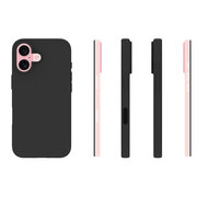 iPhone 16 Hoesje - MobyDefend TPU Backcover - Mat Zwart