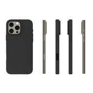 iPhone 16 Pro Hoesje - MobyDefend TPU Backcover - Mat Zwart