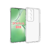 Oppo A80 5G Hoesje - MobyDefend Transparante Shockproof TPU Backcover - Verstevigde Hoeken - Volledig Doorzichtig