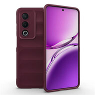 Oppo A80 5G Hoesje - MobyDefend TPU Gripcase - Paars