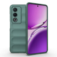Oppo A80 5G Hoesje - MobyDefend TPU Gripcase - Groen