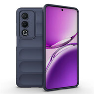 Oppo A80 5G Hoesje - MobyDefend TPU Gripcase - Blauw