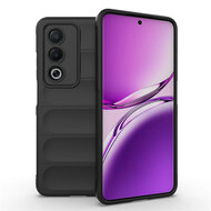 Oppo A80 5G Hoesje - MobyDefend TPU Gripcase - Zwart