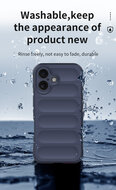 iPhone 16 Hoesje - MobyDefend TPU Gripcase - Paars