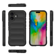 iPhone 16 Hoesje - MobyDefend TPU Gripcase - Paars