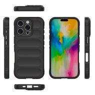 iPhone 16 Pro Hoesje - MobyDefend TPU Gripcase - Paars