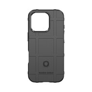 iPhone 16 Pro Hoesje - Mobydefend Rugged Shield TPU Backcover - Groen