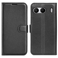 OnePlus Nord 4 Hoesje - MobyDefend Kunstleren Wallet Book Case (Sluiting Voorkant) - Zwart