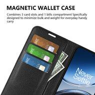 OnePlus Nord 4 Hoesje - MobyDefend Kunstleren Wallet Book Case (Sluiting Voorkant) - Bruin