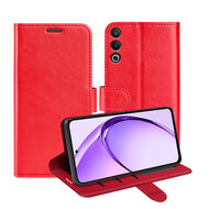 Oppo A80 5G Hoesje - MobyDefend Wallet Book Case (Sluiting Achterkant) - Rood