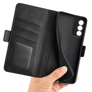 Oppo A80 5G Hoesje - MobyDefend Luxe Wallet Book Case (Sluiting Zijkant) - Zwart