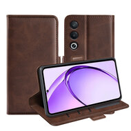Oppo A80 5G Hoesje - MobyDefend Luxe Wallet Book Case (Sluiting Zijkant) - Bruin