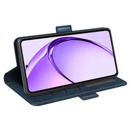 Oppo A80 5G Hoesje - MobyDefend Luxe Wallet Book Case (Sluiting Zijkant) - Blauw