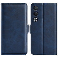 Oppo A80 5G Hoesje - MobyDefend Luxe Wallet Book Case (Sluiting Zijkant) - Blauw