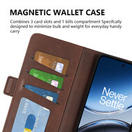 OnePlus Nord 4 Hoesje - MobyDefend Luxe Wallet Book Case (Sluiting Zijkant) - Zwart