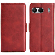 OnePlus Nord 4 Hoesje - MobyDefend Luxe Wallet Book Case (Sluiting Zijkant) - Rood
