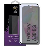 MobyDefend Samsung Galaxy A35 Screenprotector - HD Privacy Glass Screensaver