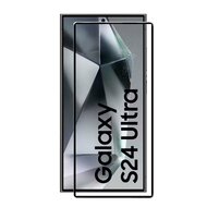 2-Pack Samsung Galaxy S24 Ultra Screenprotectors - MobyDefend Screensavers Met Zwarte Randen - Gehard Glas 